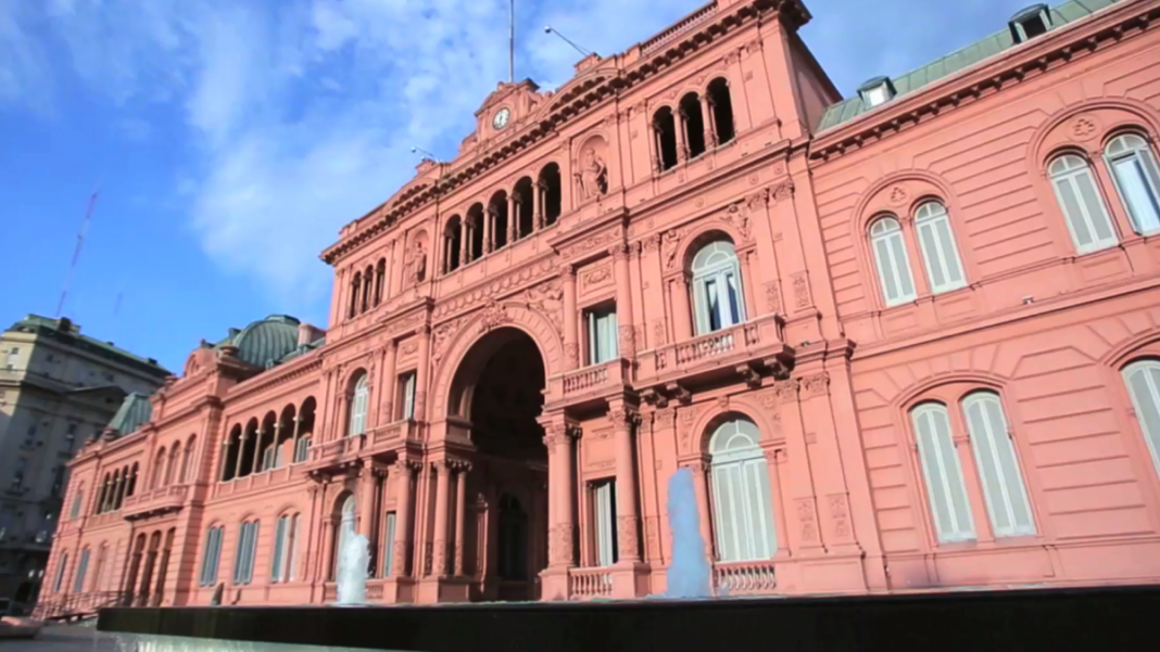 Presidente Javier Milei en la Casa Rosada