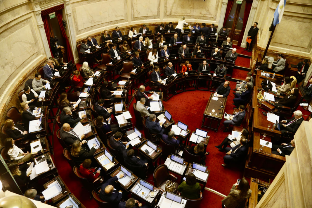 Senado de la Nación Argentina durante una sesión