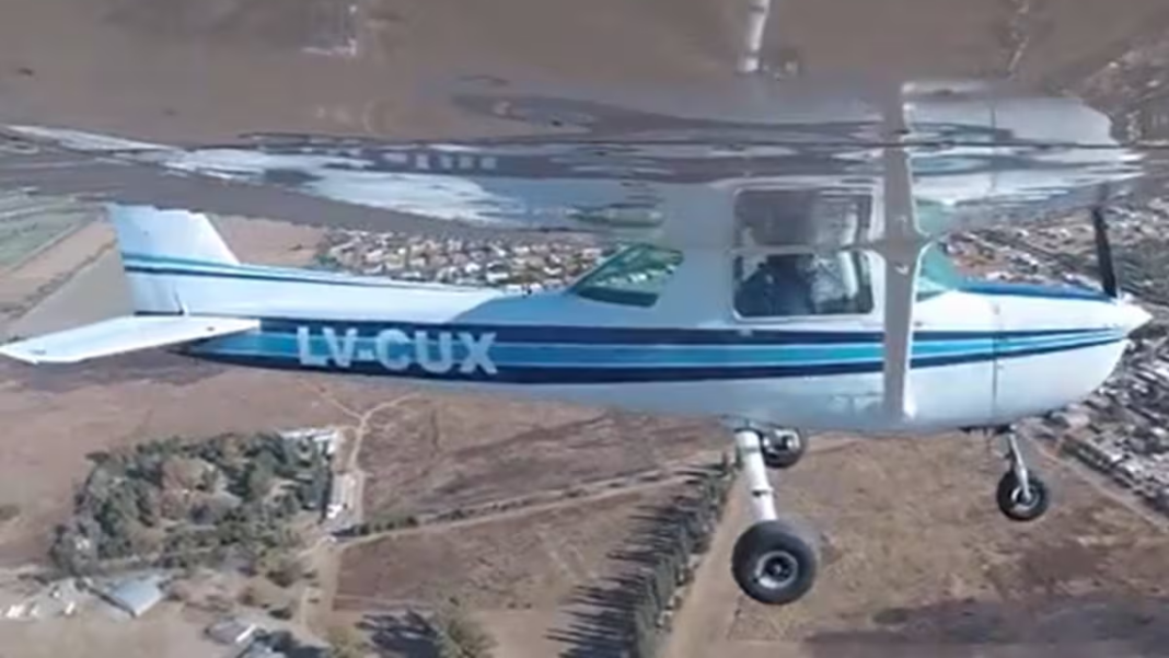 Avioneta Cessna 150 similar a la utilizada en el vuelo de instrucción en Córdoba