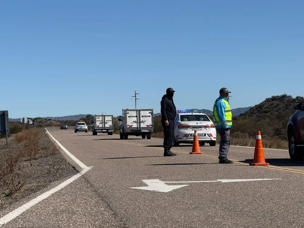 Operativo de rescate en la zona del accidente de helicóptero en Valle Fértil, San Juan