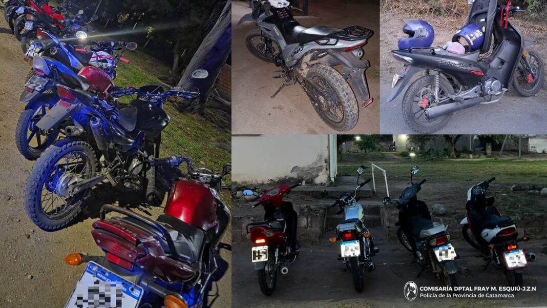 Operativo de control vehicular en Catamarca con vehículos secuestrados