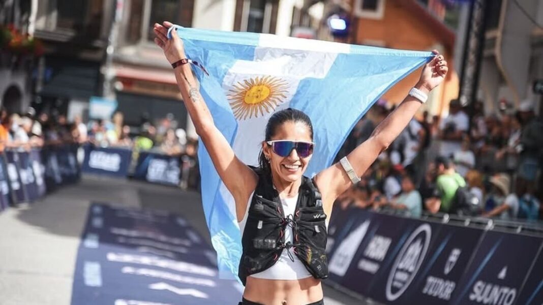 Anabel Oviedo en la OCC Ultra-Trail de Mont-Blanc
