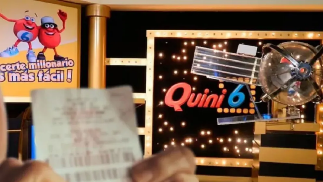 Boleto del Quini 6 con premio en Catamarca