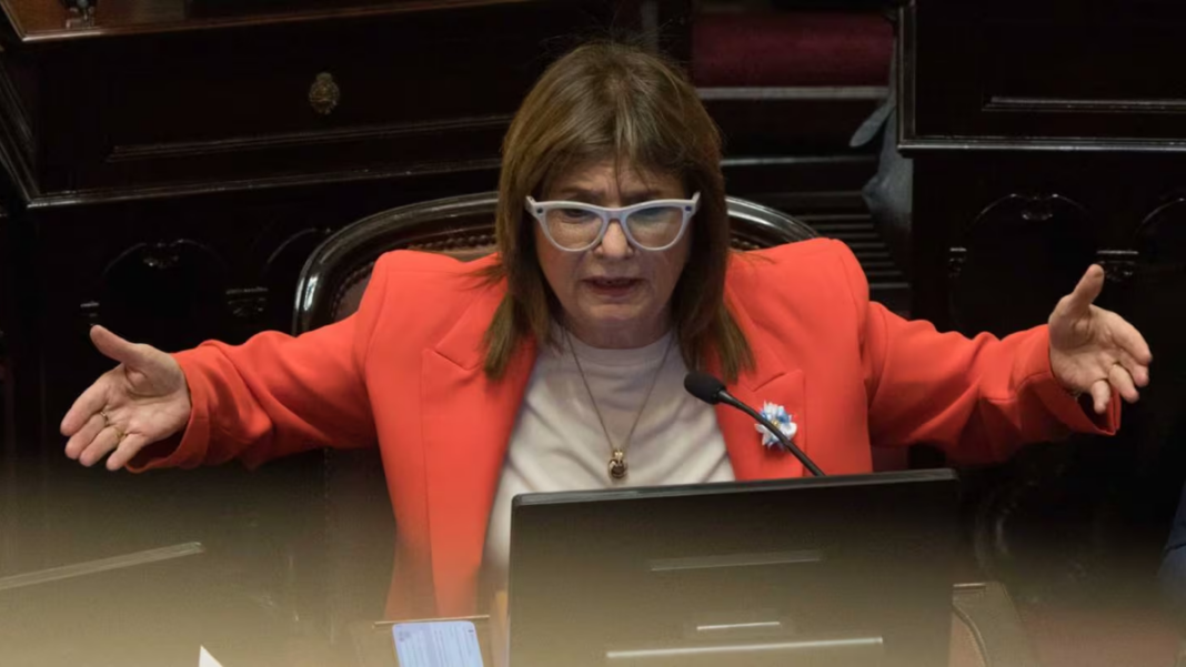 Patricia Bullrich en el Senado