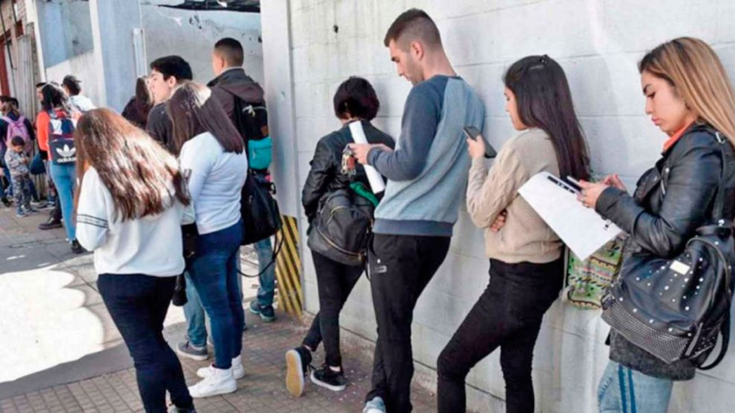 Gráfico sobre la evolución del empleo registrado en Catamarca