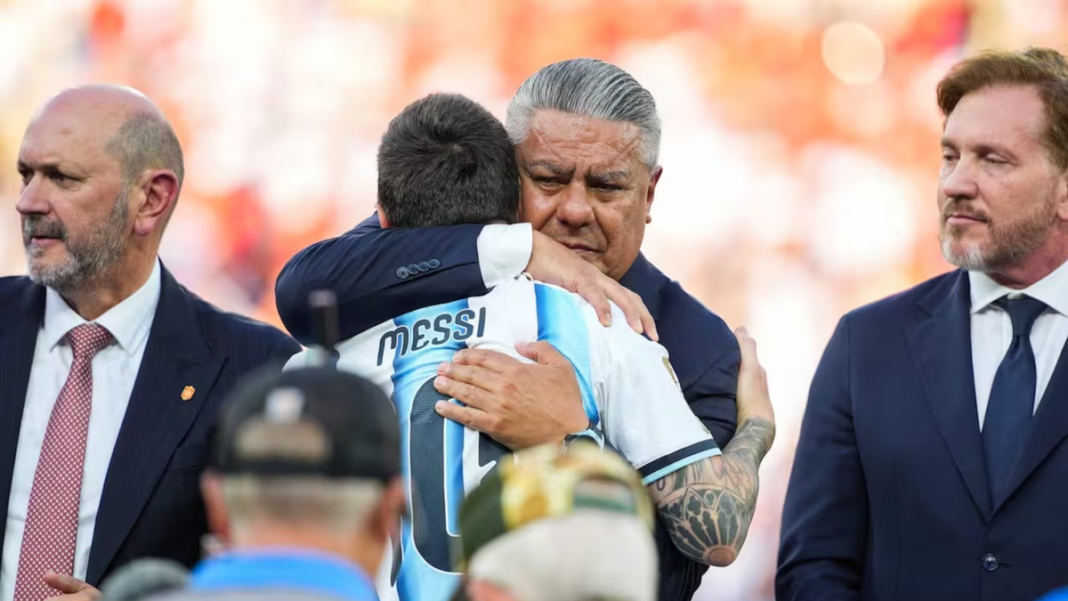 Claudio Tapia, presidente de la AFA