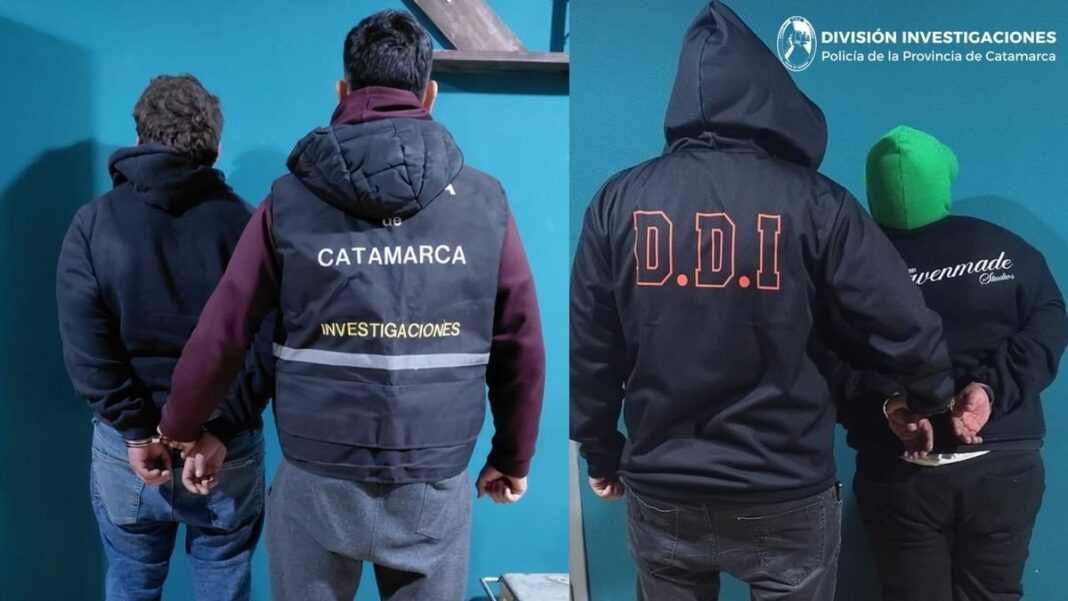 Dos jóvenes aprehendidos por la Policía de Catamarca por un arrebato en la Capital
