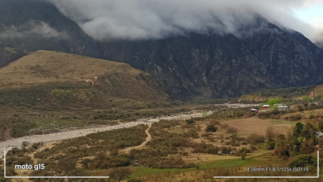 Zona afectada por incendio en Aconquija