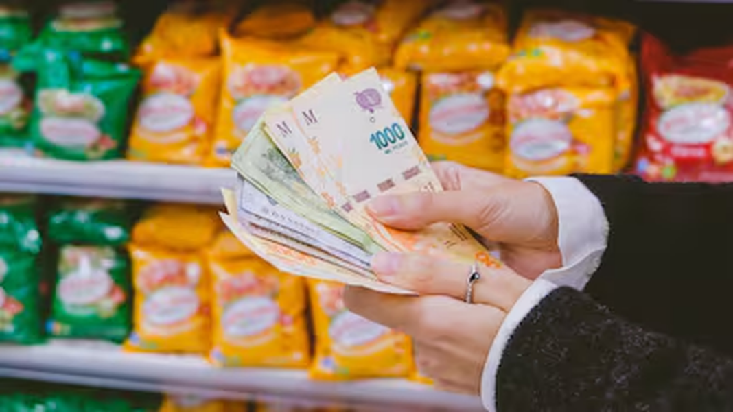 Gráfico de evolución de la inflación mensual en Argentina durante 2026