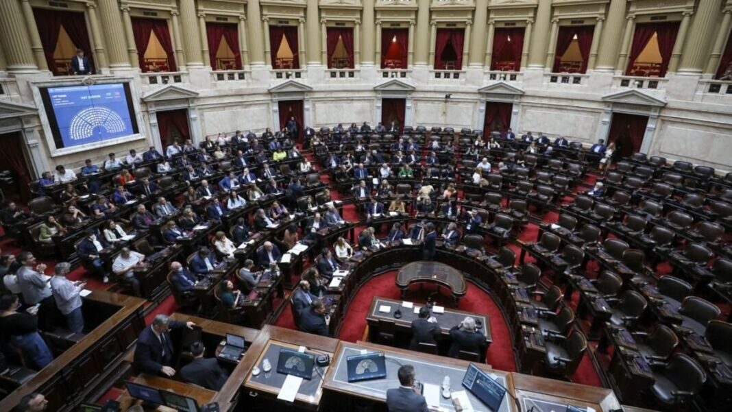 Sesión de la Cámara de Diputados de la Nación