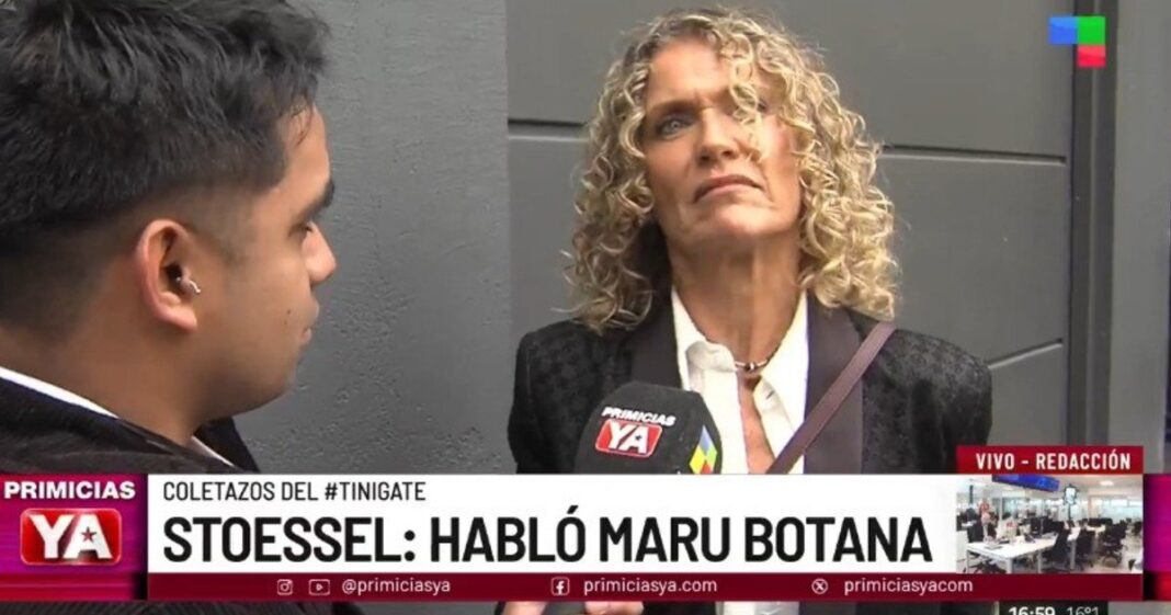 Maru Botana en una entrevista televisiva