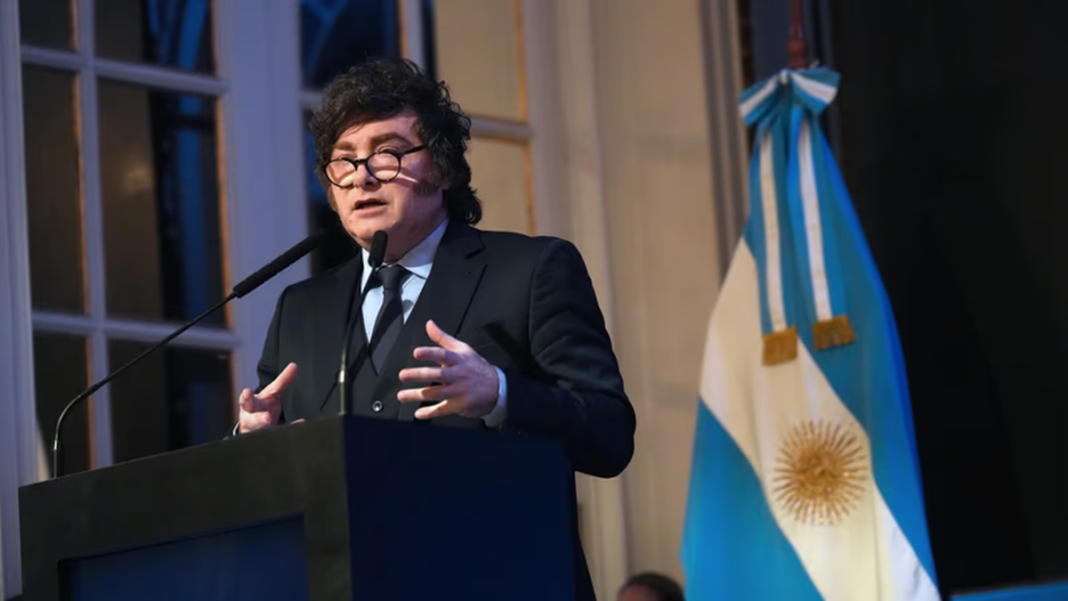 Javier Milei habla en el Consejo de las Américas