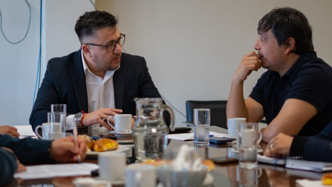 Sebastián Nóblega en reunión con el CPCE de Catamarca