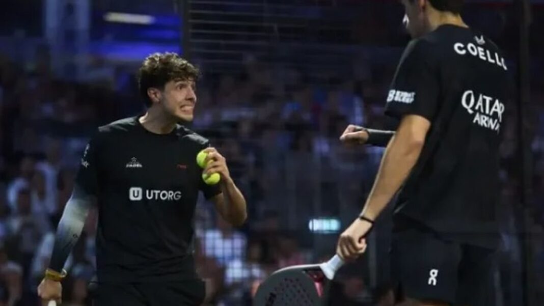 Agustín Tapia y Arturo Coello en la semifinal del London Premier Padel P1