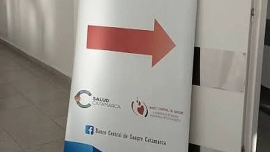 Donación de sangre en el Banco Central de Sangre de Catamarca