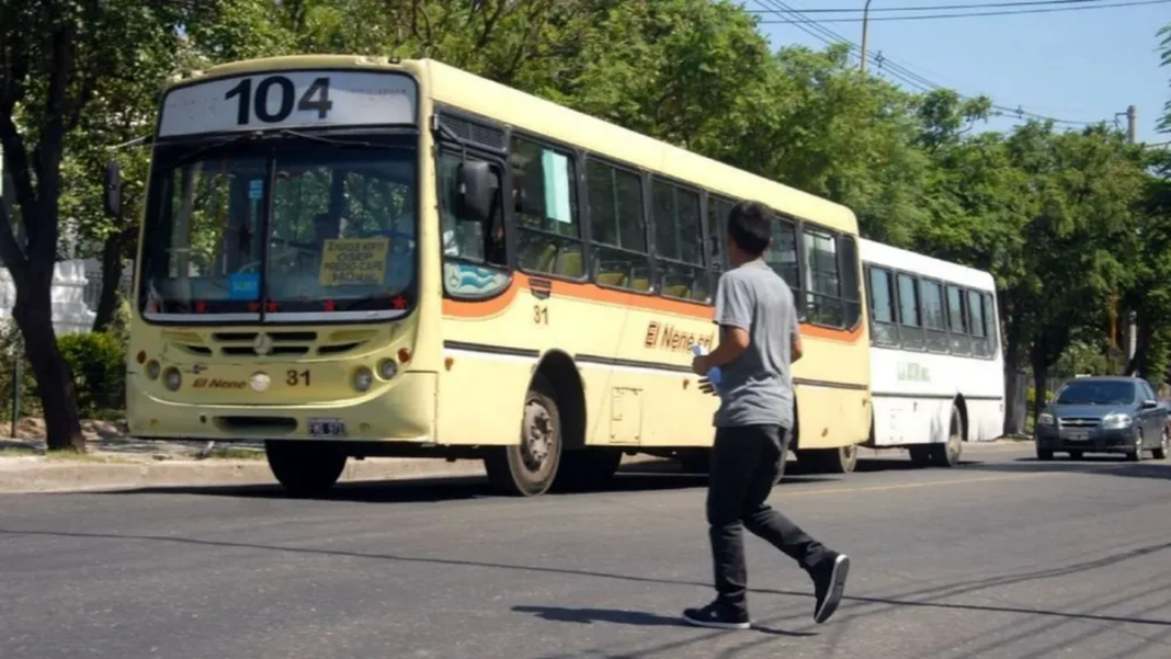 Colectivos de la empresa El Nene en la vía pública