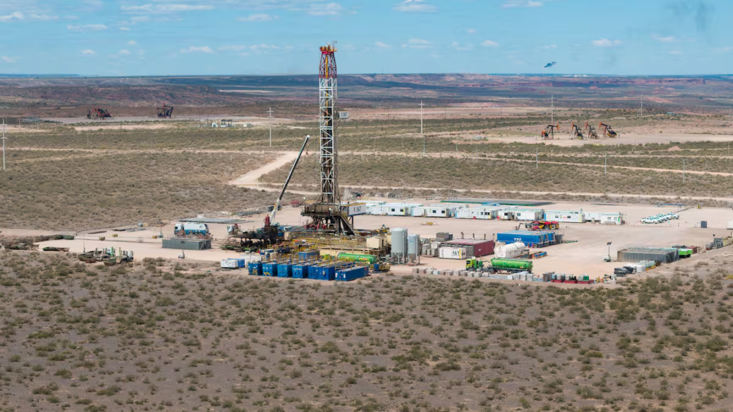 Planta de YPF en Vaca Muerta