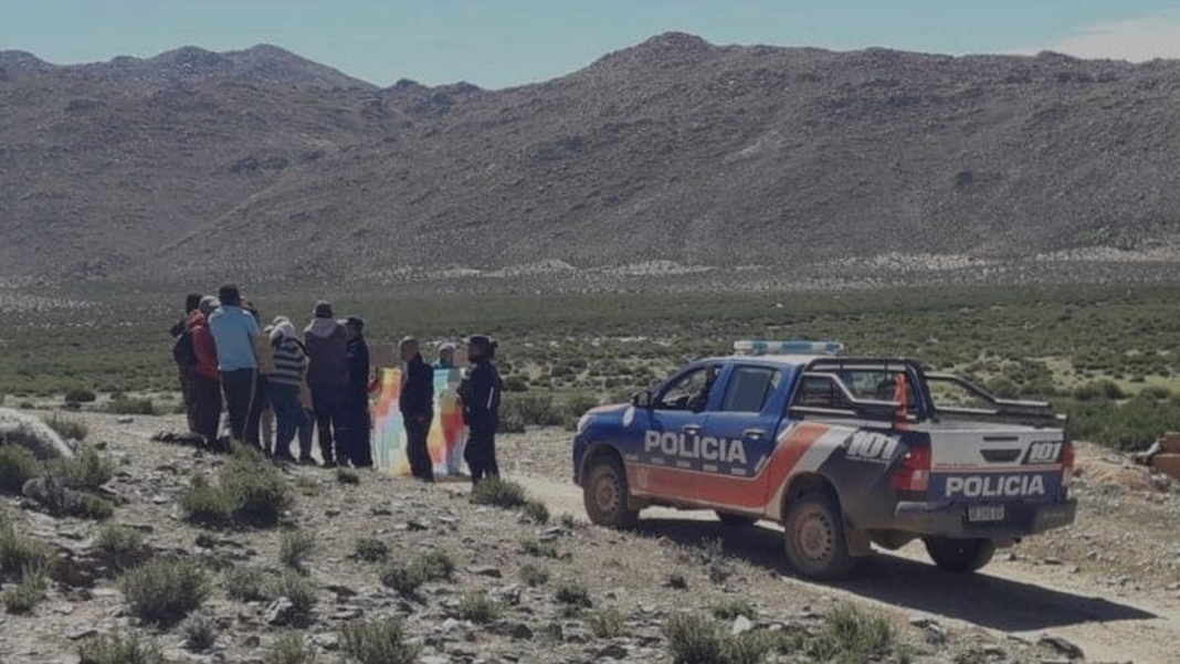 Vista de la zona de Peñas Negras en Catamarca