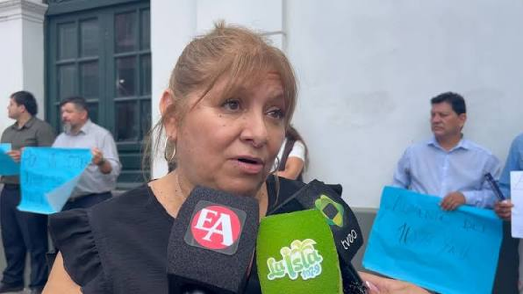 Cecilia Falcón, secretaria general de AJUCA, en declaraciones radiales