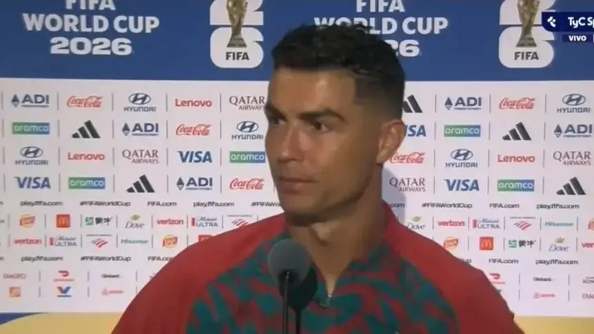Cristiano Ronaldo durante un entrenamiento con la selección de Portugal