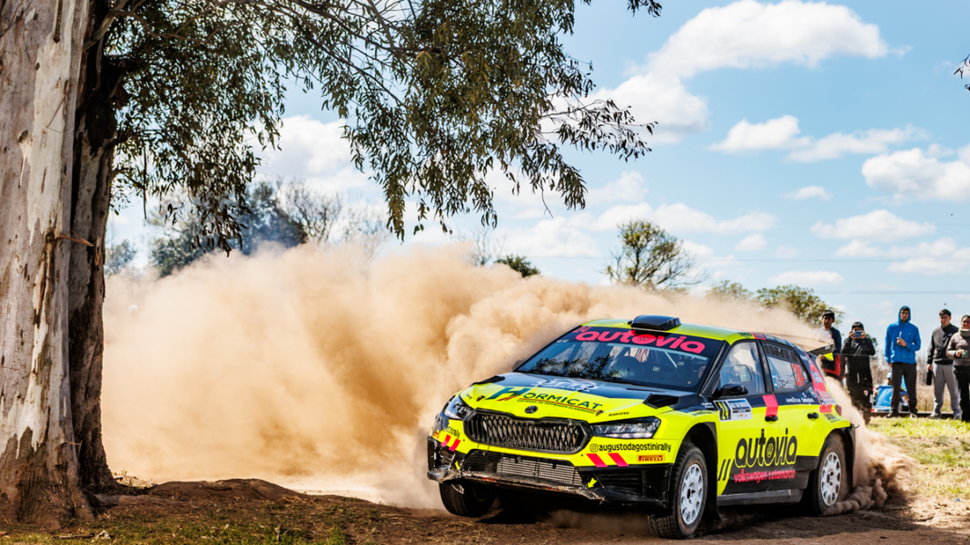 Augusto D’Agostini y Juan Pablo Carrera en el Rally de San Francisco