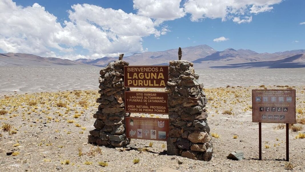 Vista de Campo de Piedra Pómez en Antofagasta de la Sierra