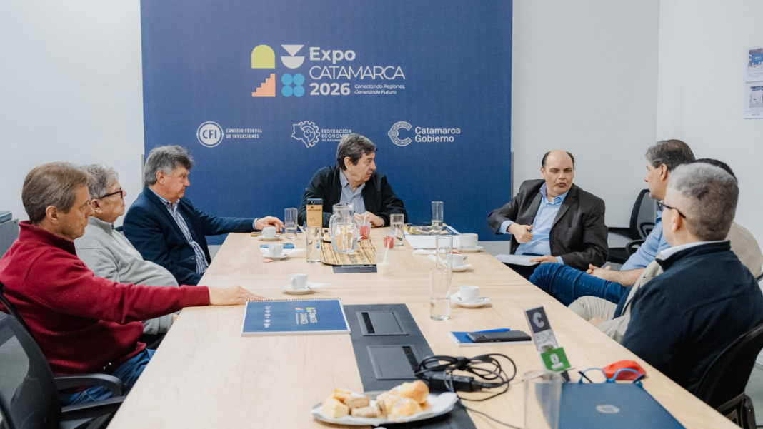 Reunión de la Federación Económica de Catamarca con el intendente Gustavo Saadi