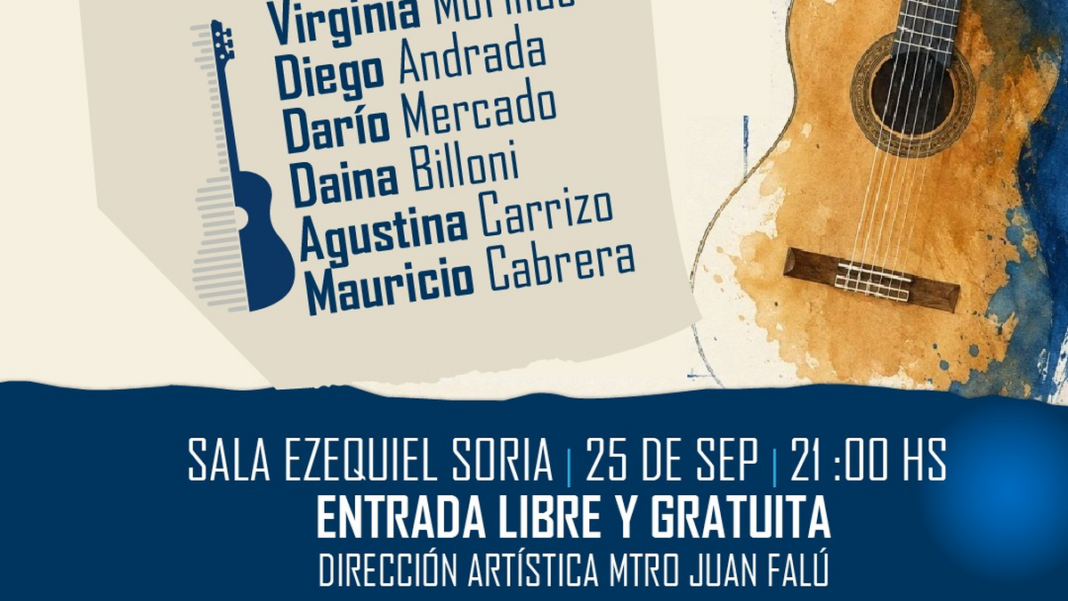Sala Ezequiel Soria durante el Festival Guitarras del Mundo