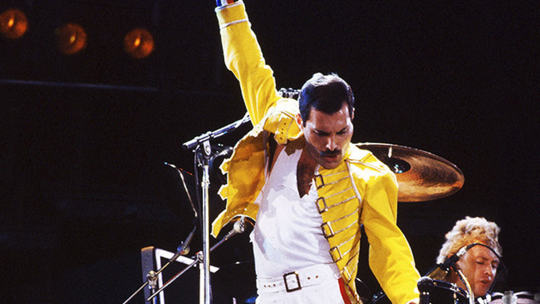 Freddie Mercury en concierto