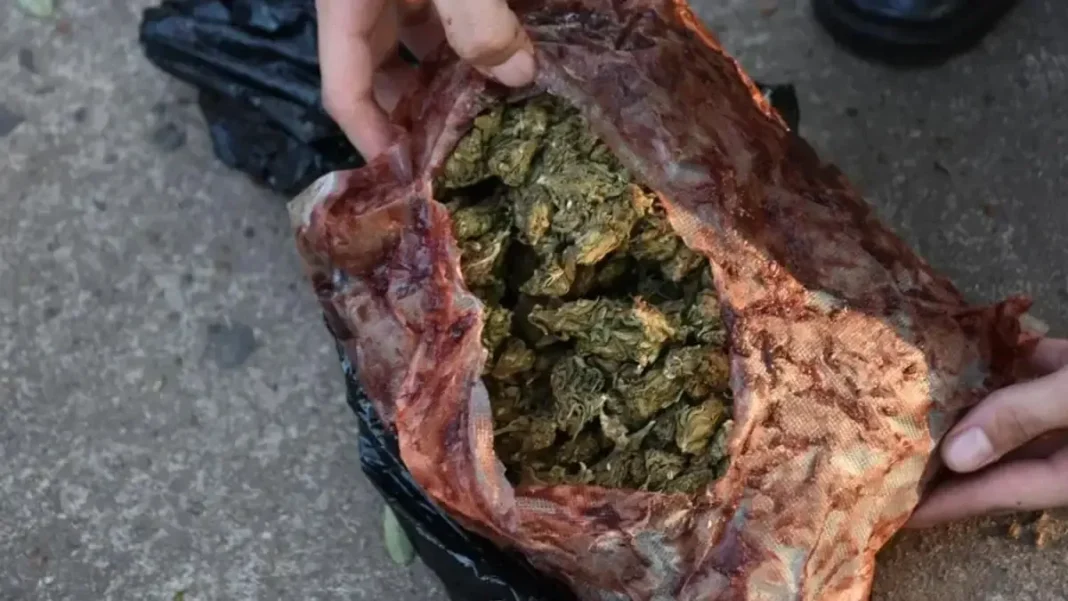 Operativo de Gendarmería Nacional en la Ruta Nacional 12 con decomiso de marihuana