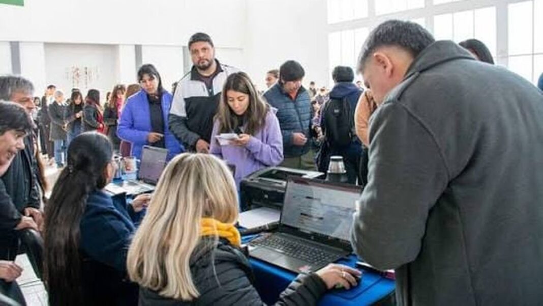 Docentes en una escuela de Catamarca durante el proceso de titularización