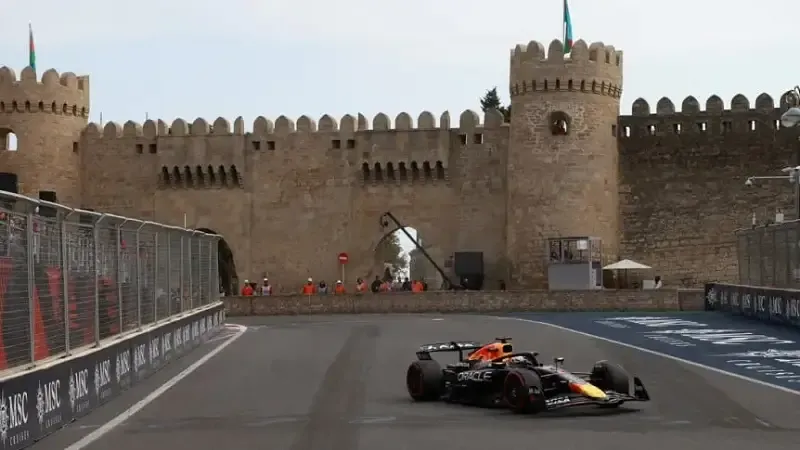 Circuito callejero de Bakú, sede del Gran Premio de Azerbaiyán de Fórmula 1