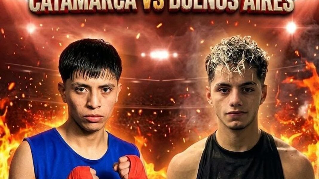 Cartel del festival de boxeo Guerra Chacarera 4 en Valle Viejo