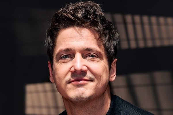 Lucho Mellera, comediante argentino, en una entrevista