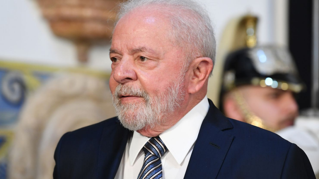 Lula da Silva durante un acto en San Pablo