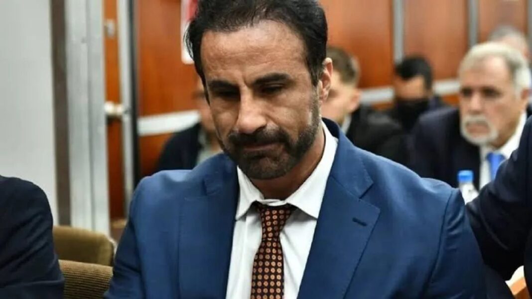 Imagen de Leopoldo Luque en el tribunal