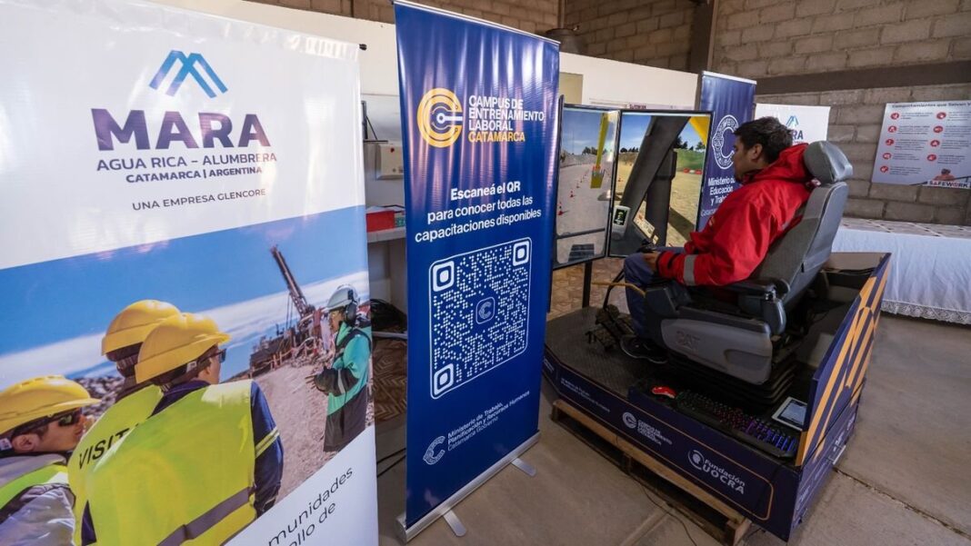 Capacitación técnica en operación de maquinaria vial en Catamarca