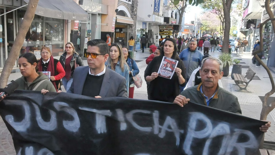 Marcha por justicia para Norma Tula en La Chacarita