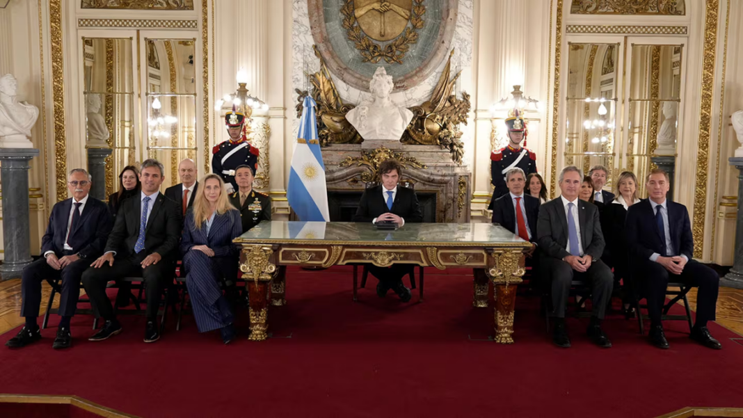 Reunión de Gabinete en Casa Rosada