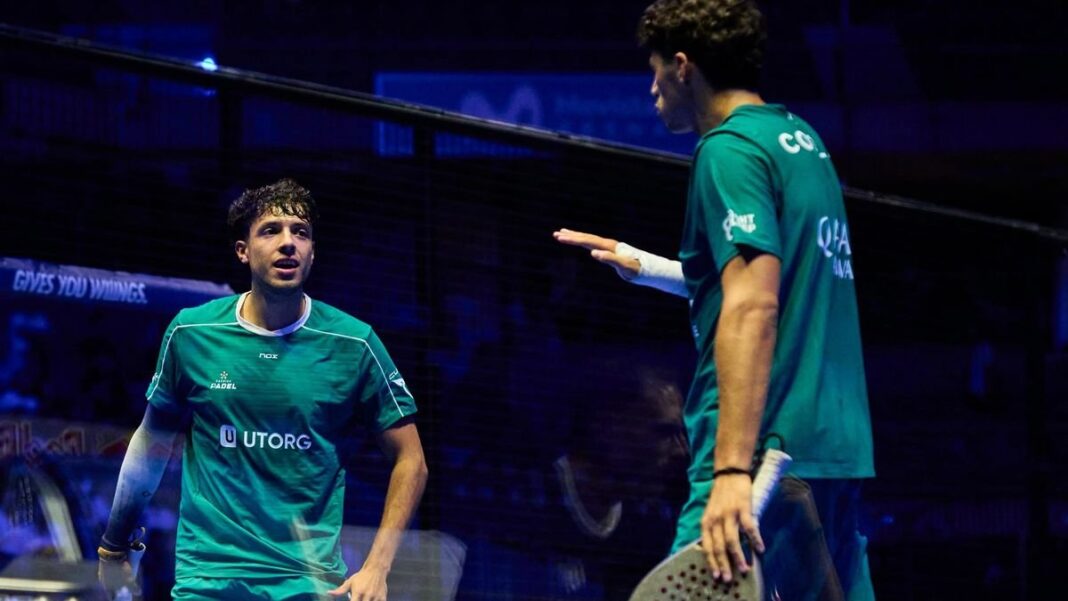 Agustín Tapia y Arturo Coello en el Madrid Premier Padel P1
