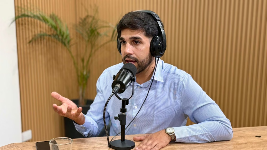 Tiago Puente, diputado provincial de GENERAR, durante una entrevista