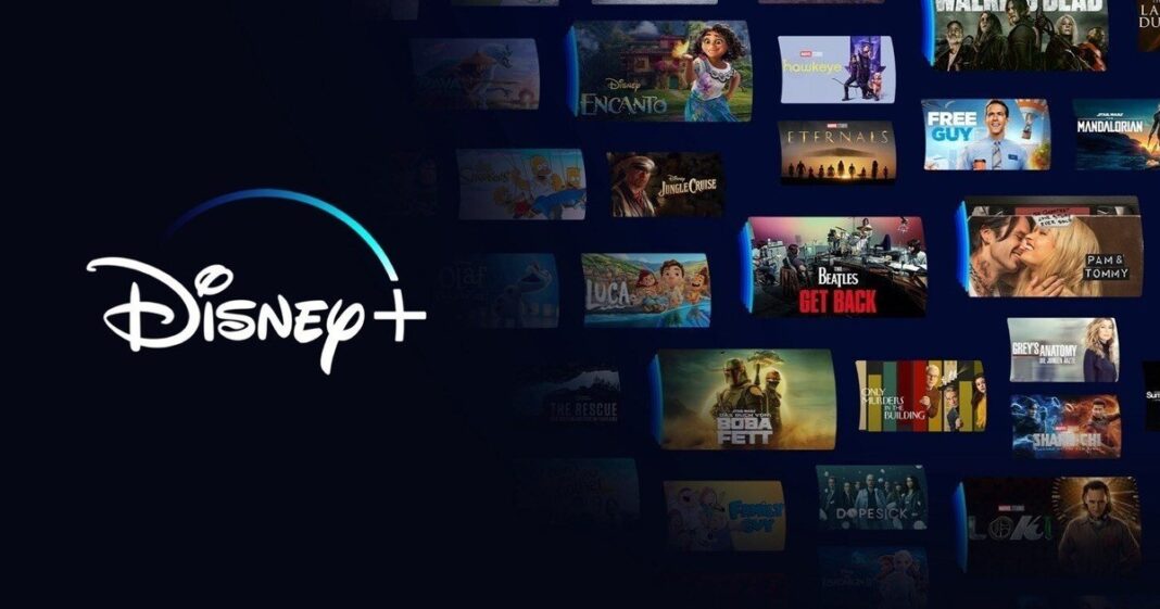 Interfaz de Disney+ con el ranking de series y películas más vistas en Argentina