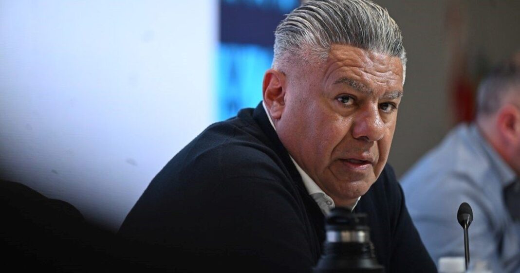 Dirigentes de River Plate en la reunión del Comité Ejecutivo de la AFA
