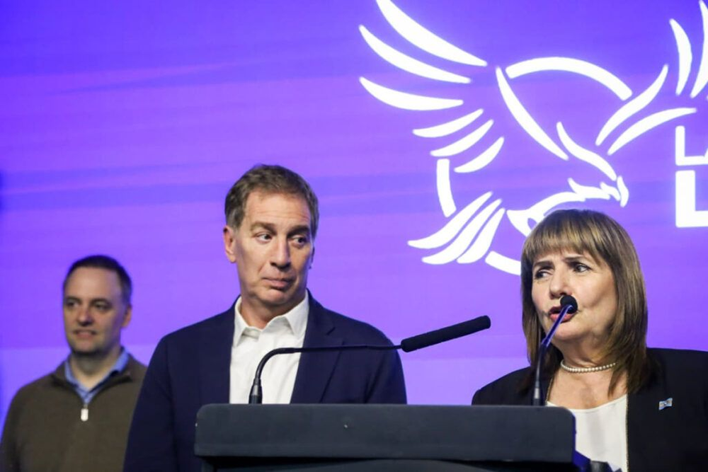 Diego Santilli, jefe de Gabinete, durante una declaración a la prensa