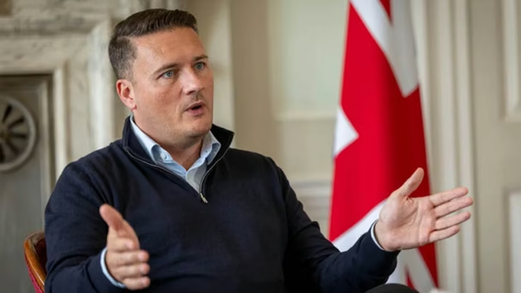 Wes Streeting, secretario de Defensa del Reino Unido