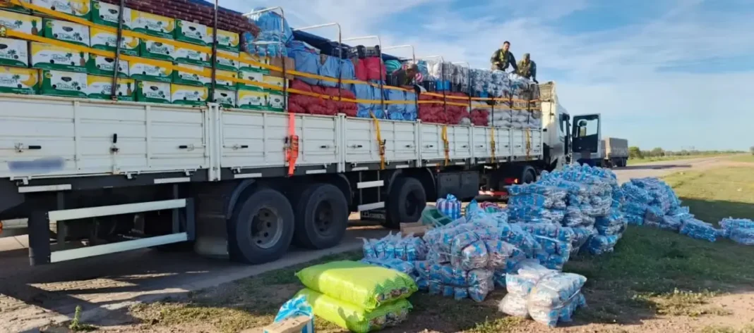 Control de Gendarmería Nacional en la Ruta Nacional 92 con secuestro de hojas de coca