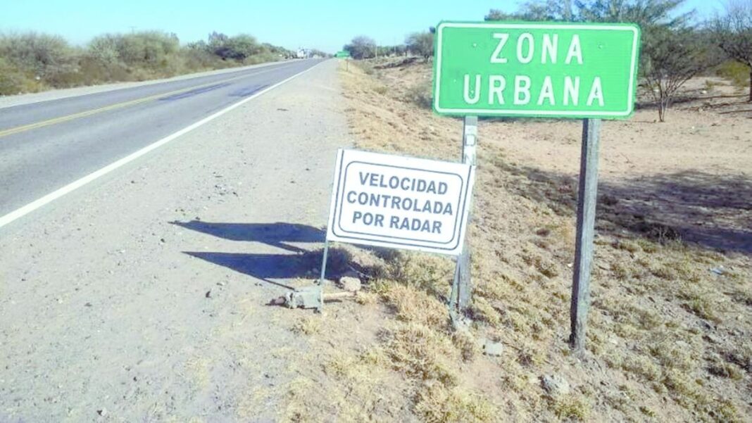 Ruta Nacional 38 con radar de velocidad