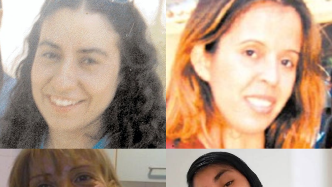 Fotografías de las seis mujeres desaparecidas en Catamarca