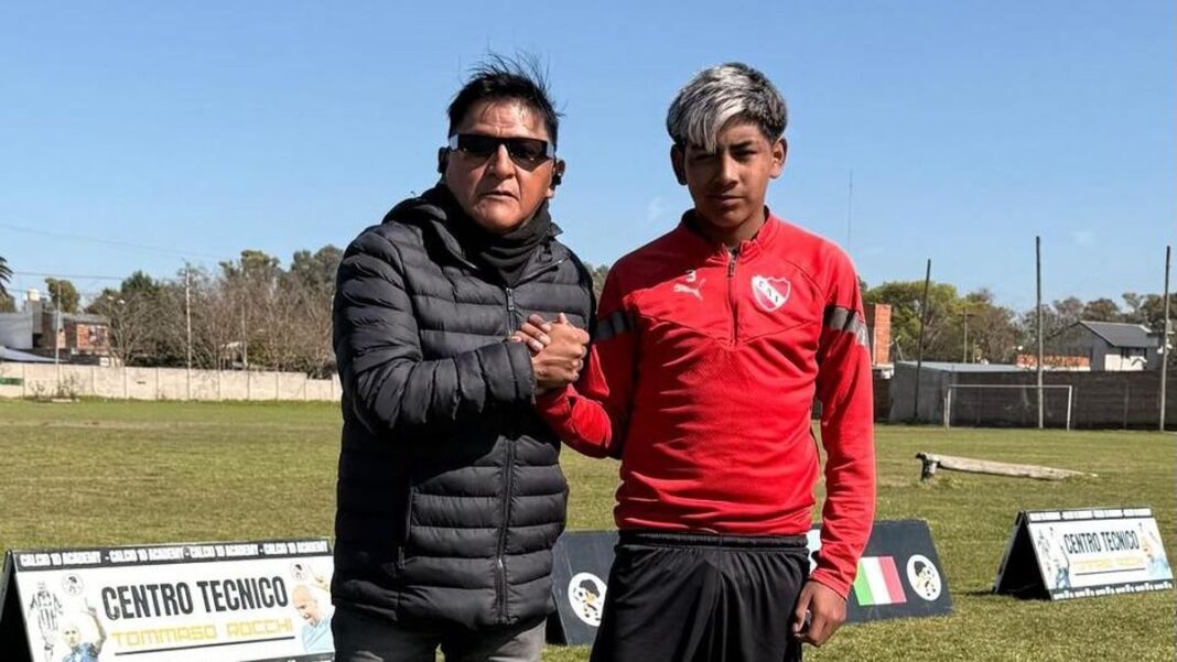 Thiago Zárate, juvenil de Independiente categoría 2013