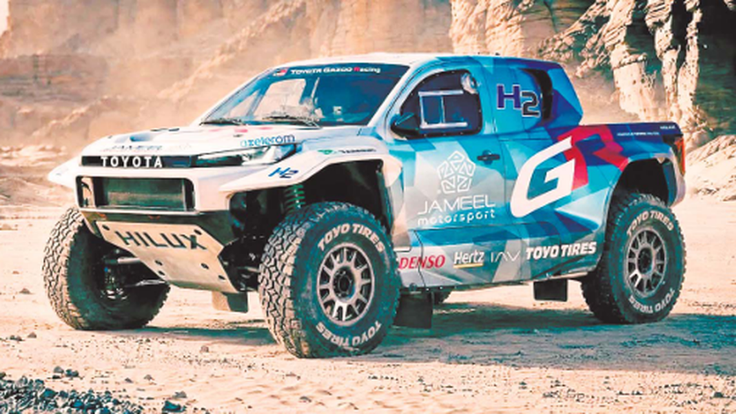 Prototipo DKR GR FC Hilux a hidrógeno de Toyota GAZOO Racing